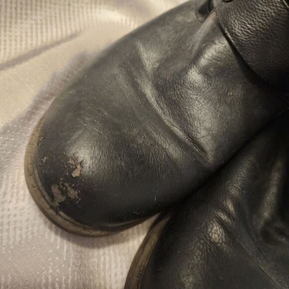 Black Riding Boots, Zip Back. Pink & Pepper Contra‎ Boots. 7M - Picture 4 of 12